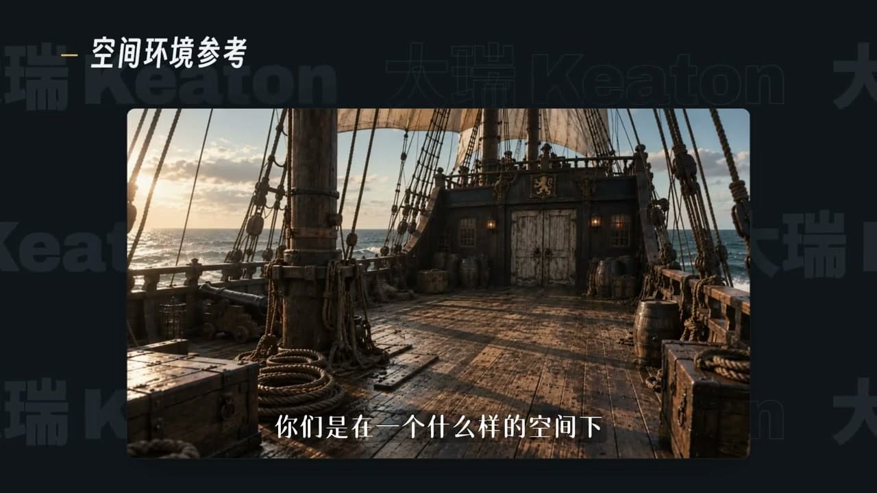 制作分享截图：海盗船的整体空间参考